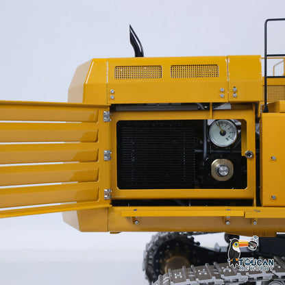 LESU C374F 1/14 Metal Hydraulic RC Excavator B0001 PNP/RTR Real Construction Truck Model with Light System for Model Enthusiast Weekend Outdoor Fun