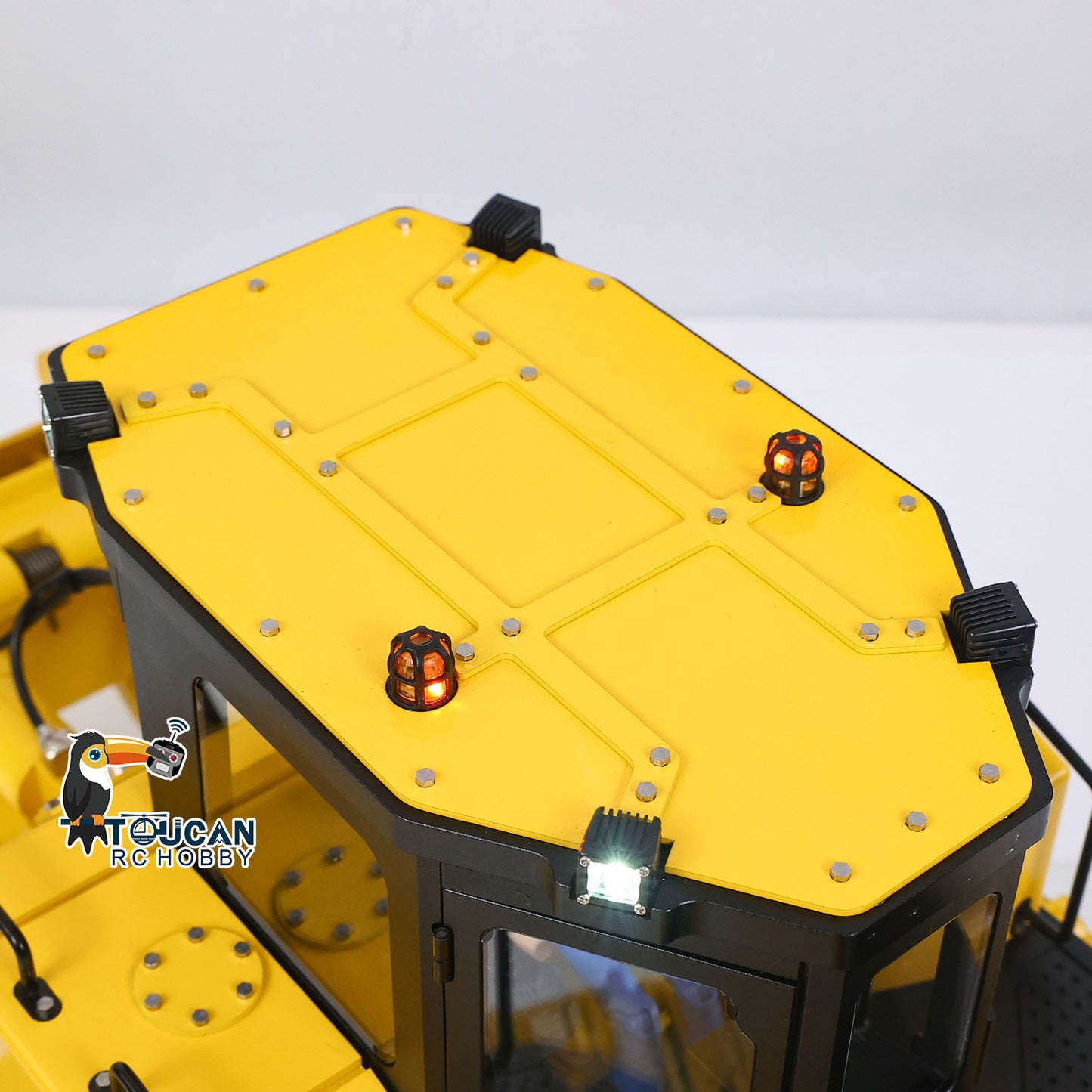 US Stock Metal 1/12 RC Hydraulic Bulldozer D155AX RTR Heavy Dozer Model 7 Way Valve 1.0L Oil Pump 5 Plows Radio Master TX15 Radio Battery