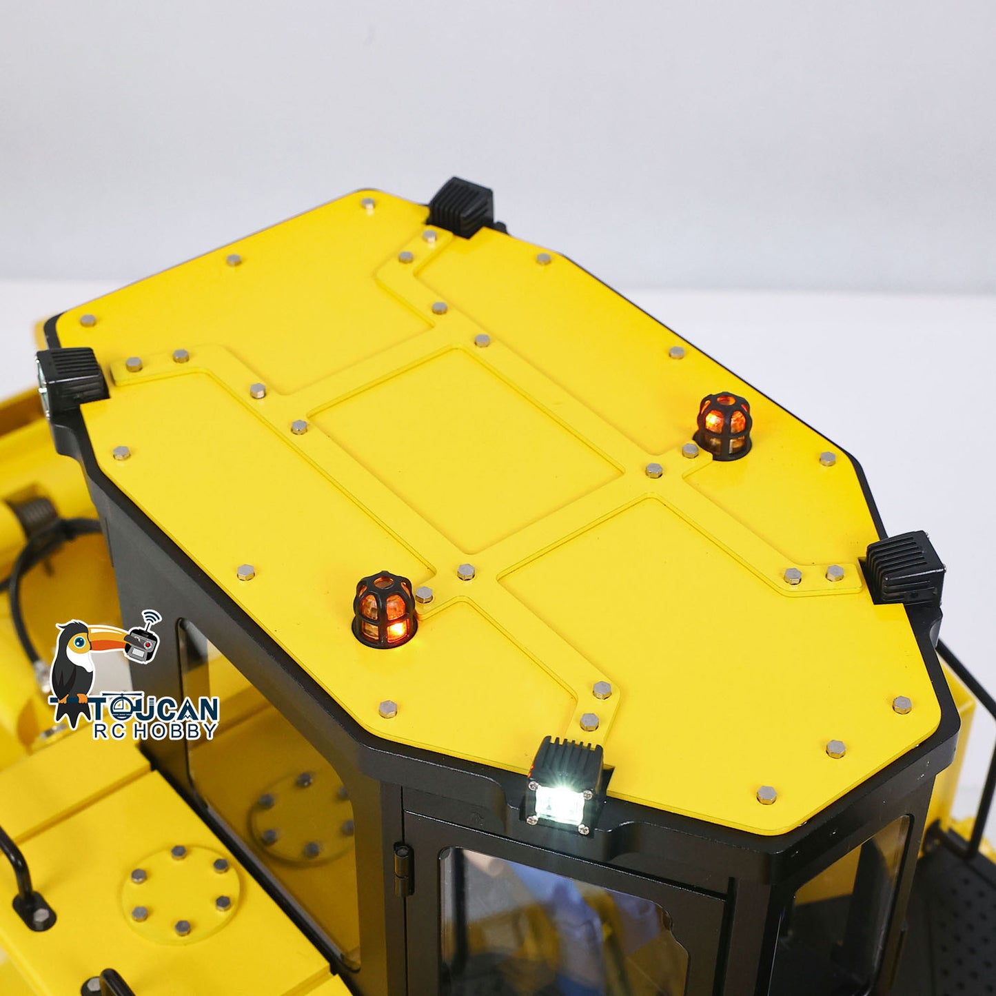 US Stock Metal 1/12 Remote Control Hydraulic Bulldozer D155AX RTR Heavy Dozer Model 7 Way Valve 3.0L Oil Pump 5 Plows Radio Master TX15 Radio Battery