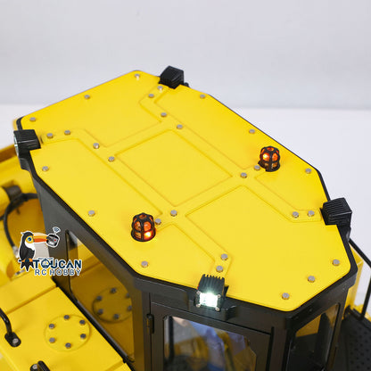 US Stock Metal 1/12 Remote Control Hydraulic Bulldozer D155AX RTR Heavy Dozer Model 7 Way Valve 3.0L Oil Pump 5 Plows Radio Master TX15 Radio Battery
