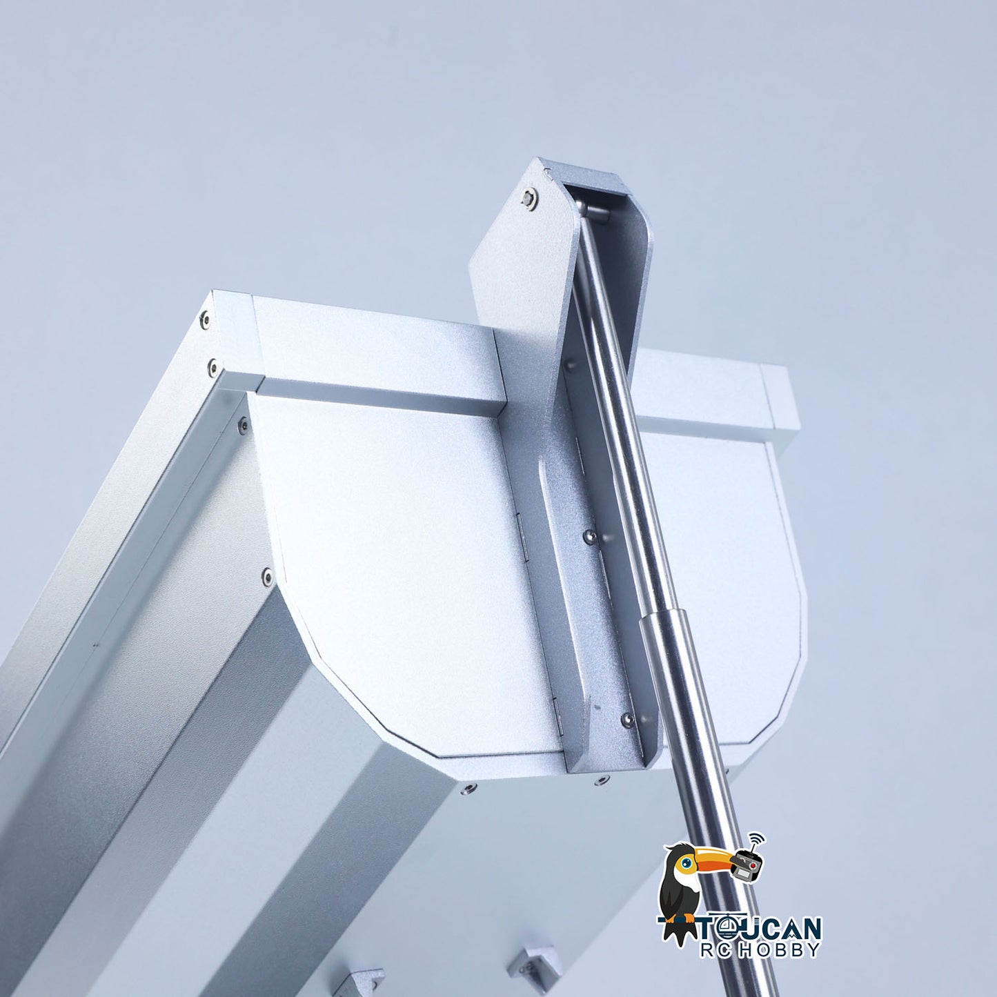 US Stock 26.1Inches KABOLITE 1/14 Metal Radio Control Semi Trailer Dumper Electric Lifting for RC Tractor Truck SC 770S Light Support Leg