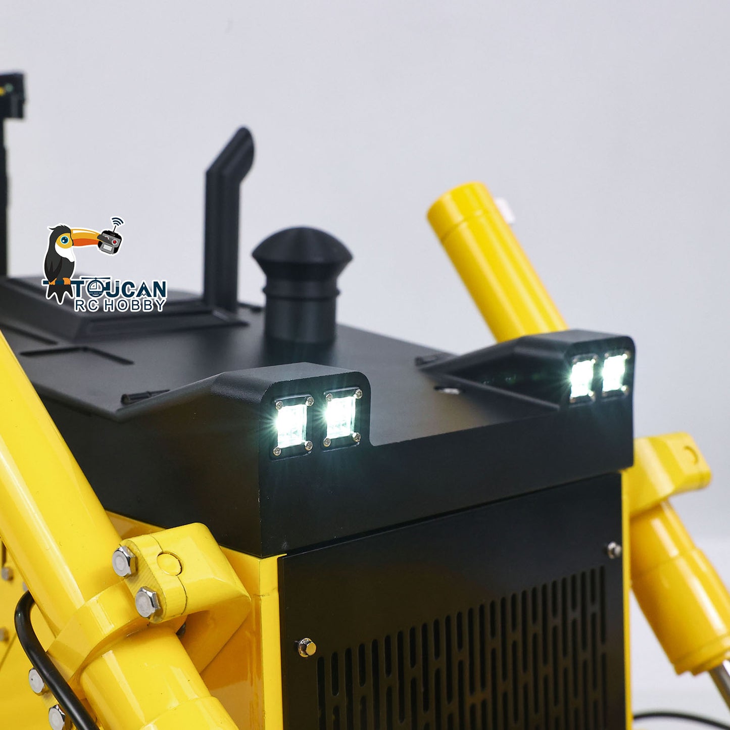 US Stock Metal 1/12 Remote Control Hydraulic Bulldozer D155AX RTR Heavy Dozer Model 7 Way Valve 3.0L Oil Pump 5 Plows Radio Master TX15 Radio Battery