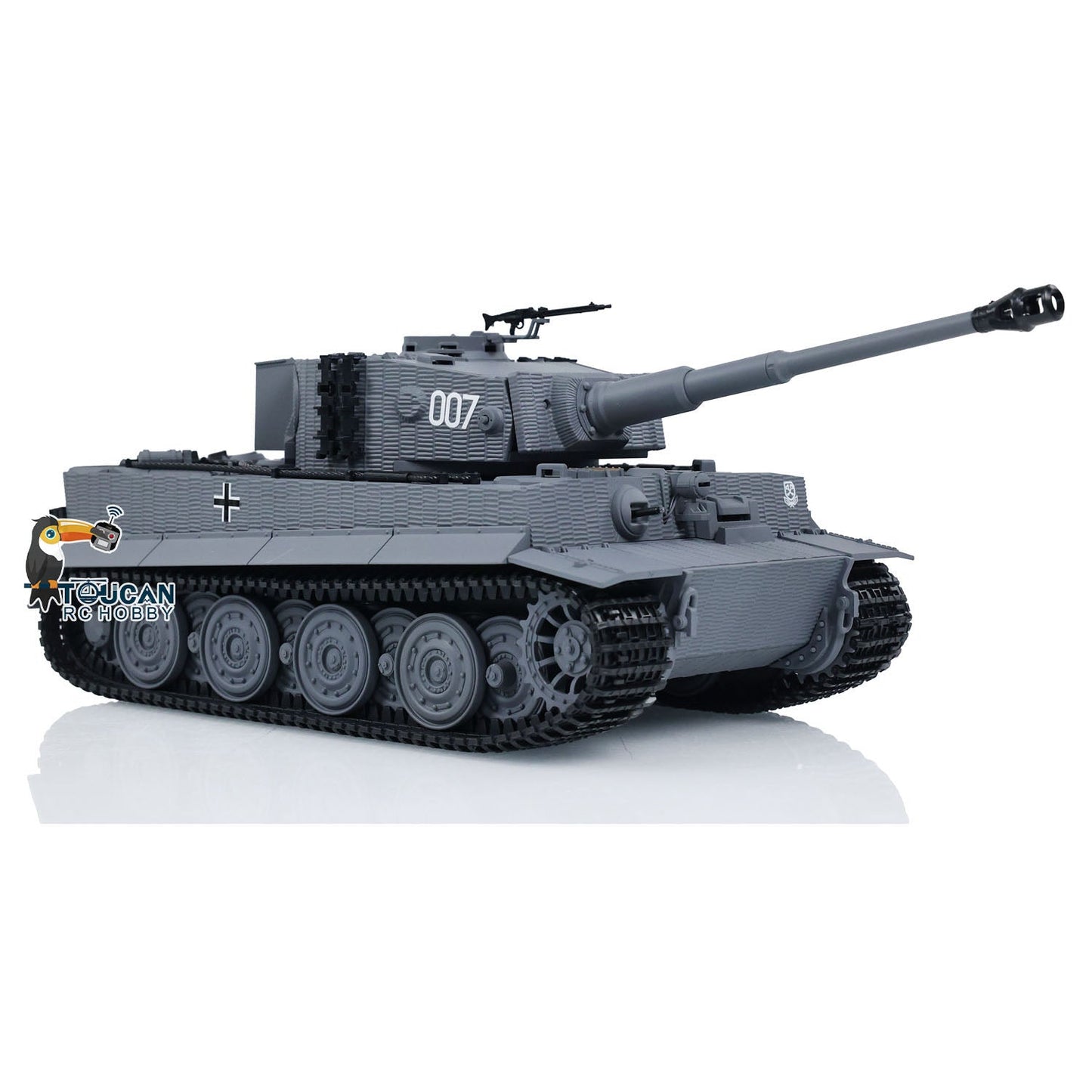 Fast Free Shipping 1/24 RC Battle Tank Taigen Tiger I Remote Control Infrared Combat Military Tanks Barrel Recoil LED Flash
