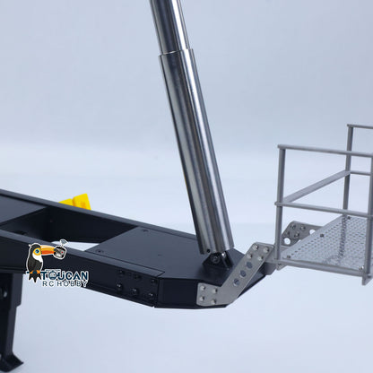 US Stock 26.1Inches KABOLITE 1/14 Metal Radio Control Semi Trailer Dumper Electric Lifting for RC Tractor Truck SC 770S Light Support Leg