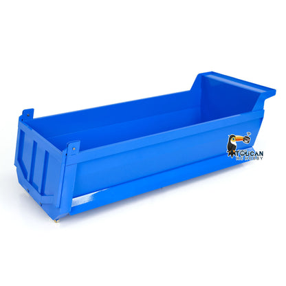 Toucanhobby 1/14 Metal High Bucket Timber Flatbed U Shape Bucket for 8x8 10x10 Hydraulic Roll On/Off Dump Truck Crane Dumper DIY Construction Vehicle