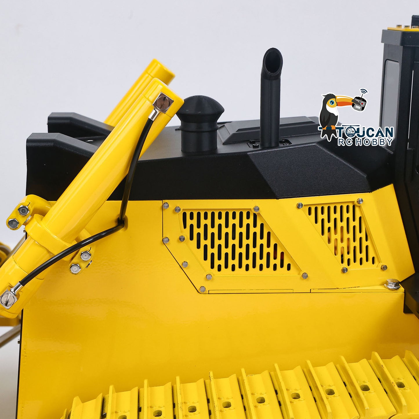 US Stock Metal 1/12 RC Hydraulic Bulldozer D155AX RTR Heavy Dozer Model 7 Way Valve 1.0L Oil Pump 5 Plows Radio Master TX15 Radio Battery