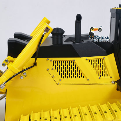 US Stock Metal 1/12 Remote Control Hydraulic Bulldozer D155AX RTR Heavy Dozer Model 7 Way Valve 3.0L Oil Pump 5 Plows Radio Master TX15 Radio Battery