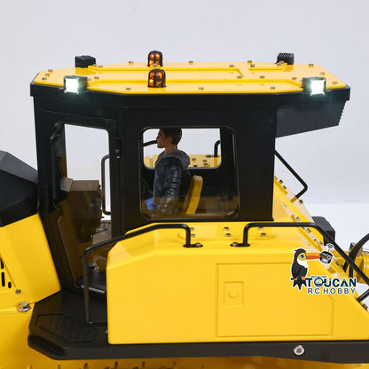 US Stock Metal 1/12 RC Hydraulic Bulldozer D155AX RTR Heavy Dozer Model 7 Way Valve 1.0L Oil Pump 5 Plows Radio Master TX15 Radio Battery