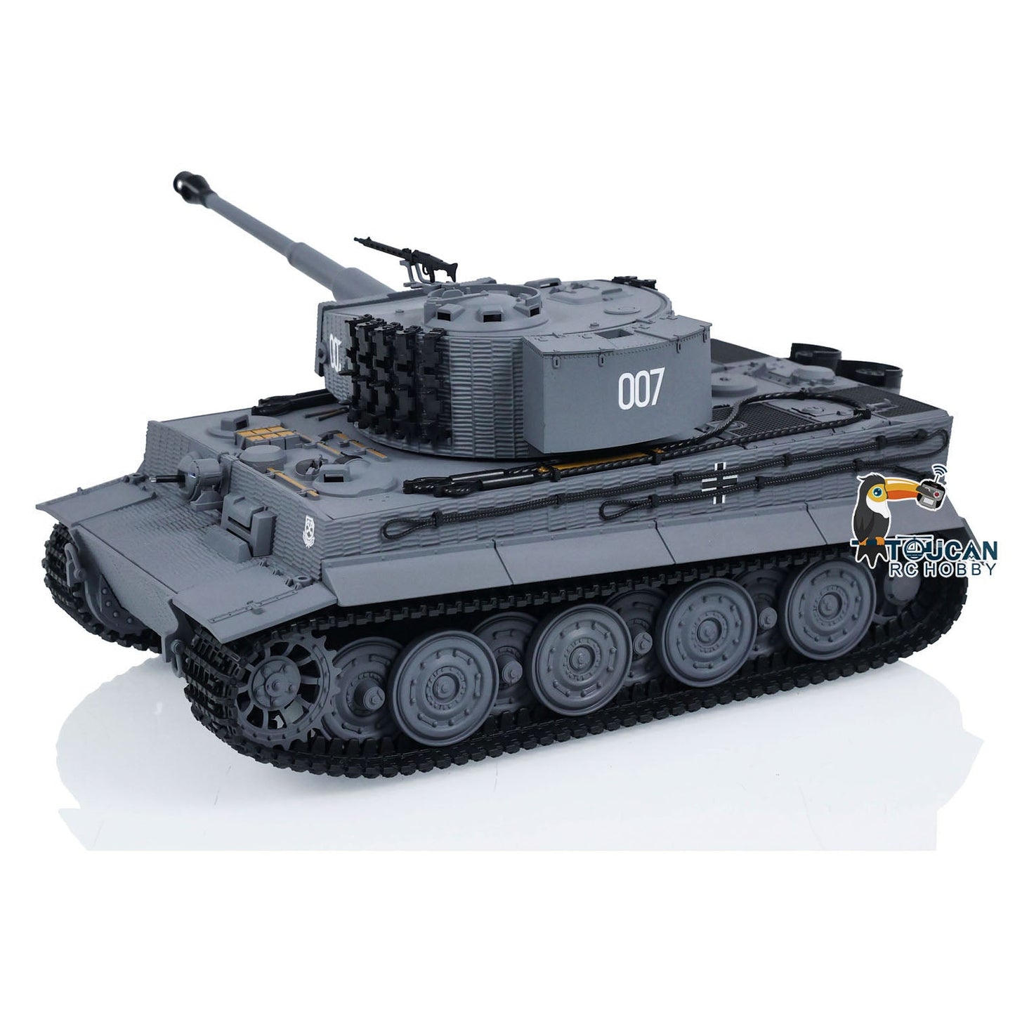 Fast Free Shipping 1/24 RC Battle Tank Taigen Tiger I Remote Control Infrared Combat Military Tanks Barrel Recoil LED Flash