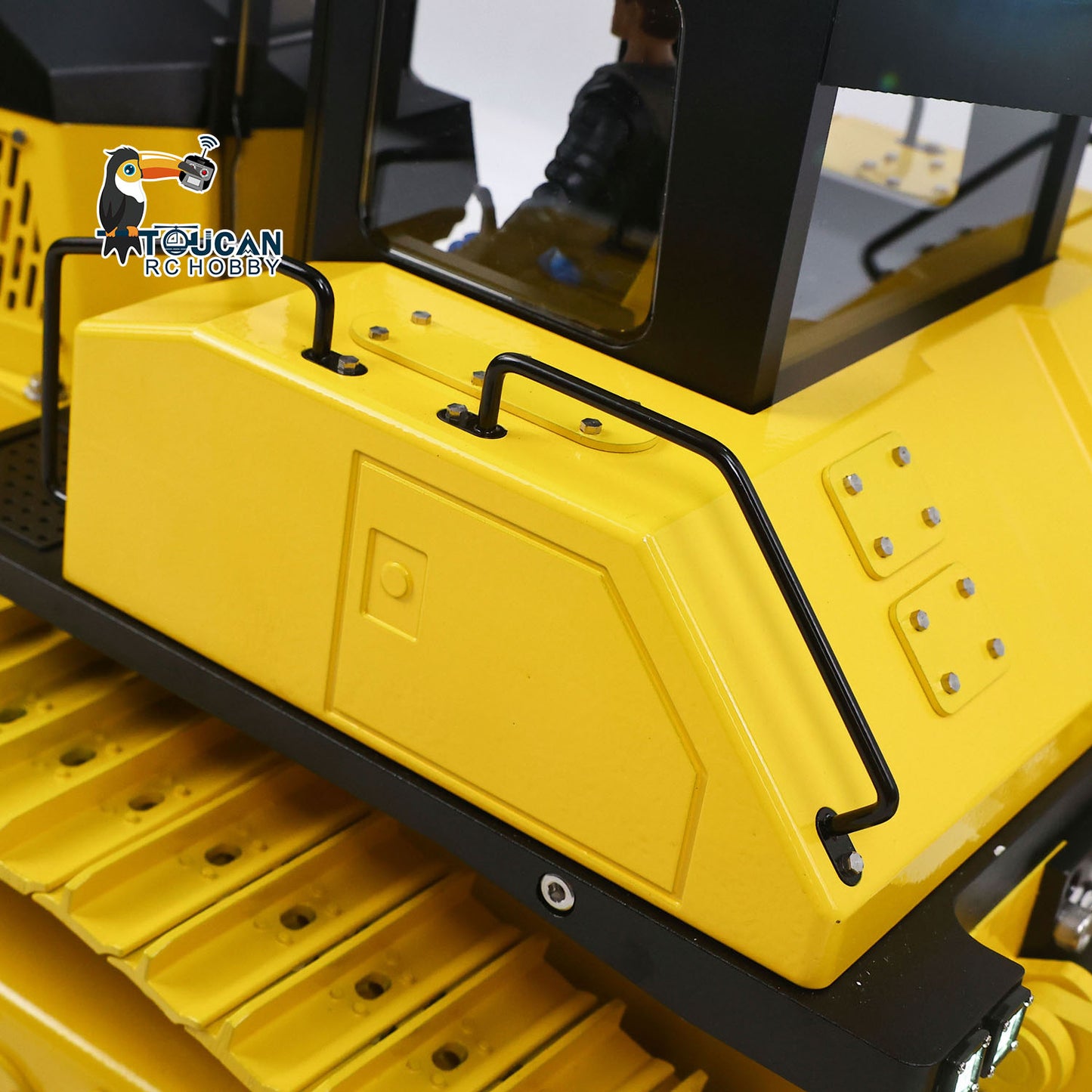 US Stock Metal 1/12 Remote Control Hydraulic Bulldozer D155AX RTR Heavy Dozer Model 7 Way Valve 3.0L Oil Pump 5 Plows Radio Master TX15 Radio Battery