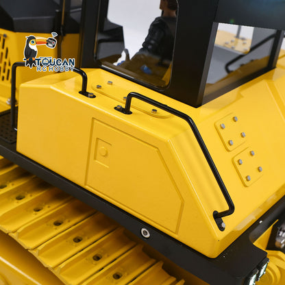 US Stock Metal 1/12 RC Hydraulic Bulldozer D155AX RTR Heavy Dozer Model 7 Way Valve 1.0L Oil Pump 5 Plows Radio Master TX15 Radio Battery