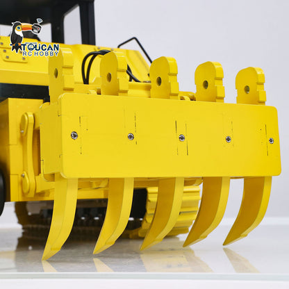 US Stock Metal 1/12 Remote Control Hydraulic Bulldozer D155AX RTR Heavy Dozer Model 7 Way Valve 3.0L Oil Pump 5 Plows Radio Master TX15 Radio Battery