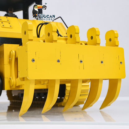 US Stock Metal 1/12 RC Hydraulic Bulldozer D155AX RTR Heavy Dozer Model 7 Way Valve 1.0L Oil Pump 5 Plows Radio Master TX15 Radio Battery