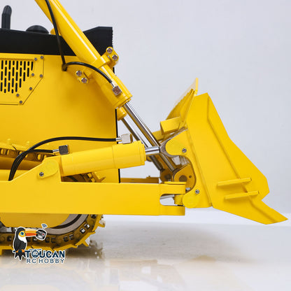 US Stock Metal 1/12 RC Hydraulic Bulldozer D155AX RTR Heavy Dozer Model 7 Way Valve 1.0L Oil Pump 5 Plows Radio Master TX15 Radio Battery