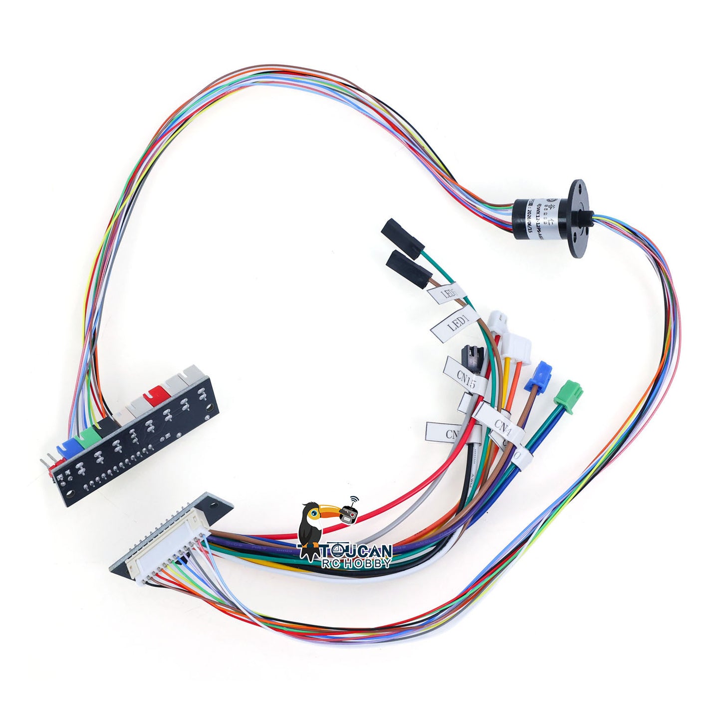 US Stock 1/16 Scale Henglong 6.0 7.0 RC Tank Models Upgraded Part Electric Slip Ring 12P DIY for 360 Degree grees Rotating Gear