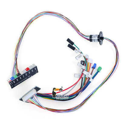 US Stock 1/16 Scale Henglong 6.0 7.0 RC Tank Models Upgraded Part Electric Slip Ring 12P DIY for 360 Degree grees Rotating Gear
