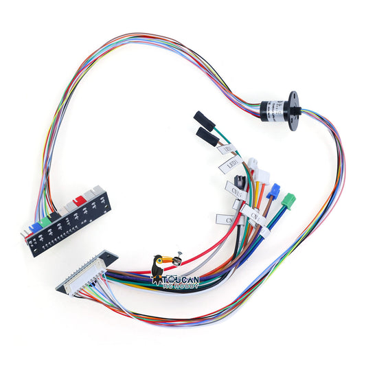 US Stock 1/16 Scale Henglong 6.0 7.0 RC Tank Models Upgraded Part Electric Slip Ring 12P DIY for 360 Degree grees Rotating Gear