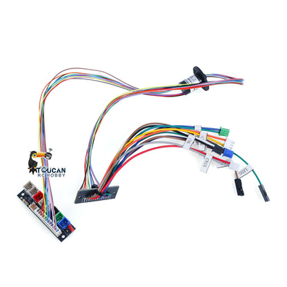 US Stock 1/16 Scale Henglong 6.0 7.0 RC Tank Models Upgraded Part Electric Slip Ring 12P DIY for 360 Degree grees Rotating Gear