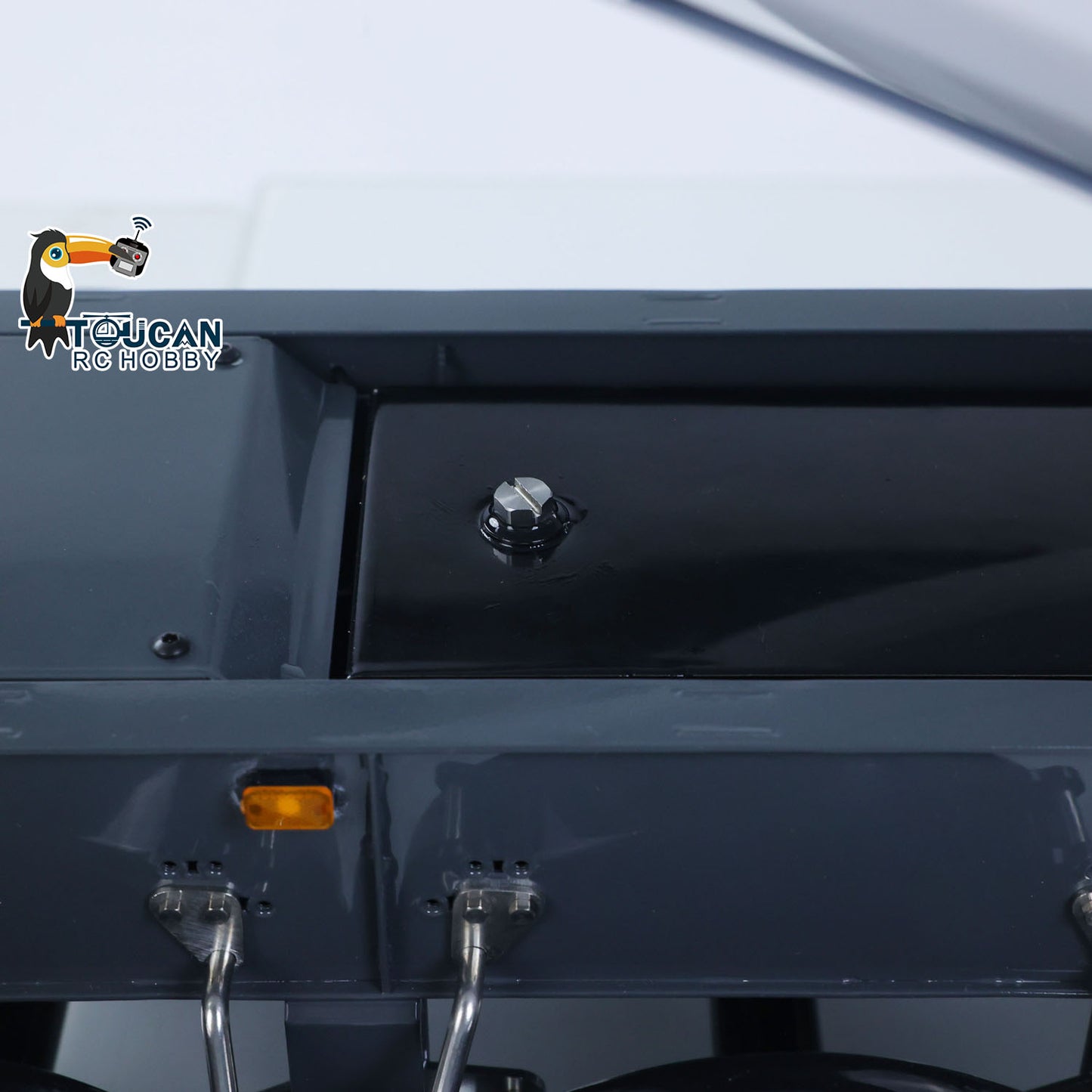 LESU A0069 1/14 Metal RC Trailer with Electric Legs Taillight Clearance Lamp for RC Tractor Truck Construction Vehicle Enthusiast