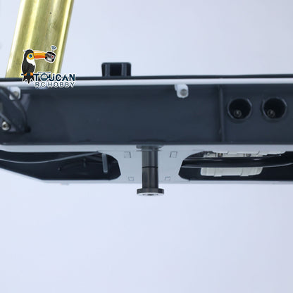 LESU A0069 1/14 Metal RC Trailer with Electric Legs Taillight Clearance Lamp for RC Tractor Truck Construction Vehicle Enthusiast