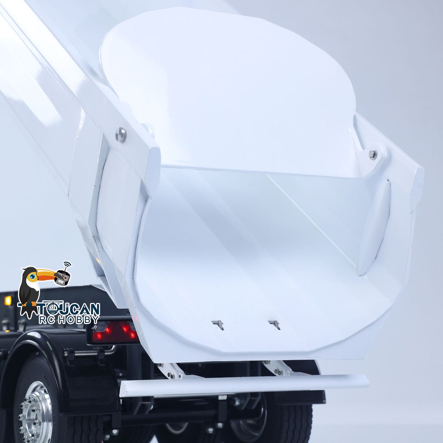 LESU A0069 1/14 Metal RC Trailer with Electric Legs Taillight Clearance Lamp for RC Tractor Truck Construction Vehicle Enthusiast