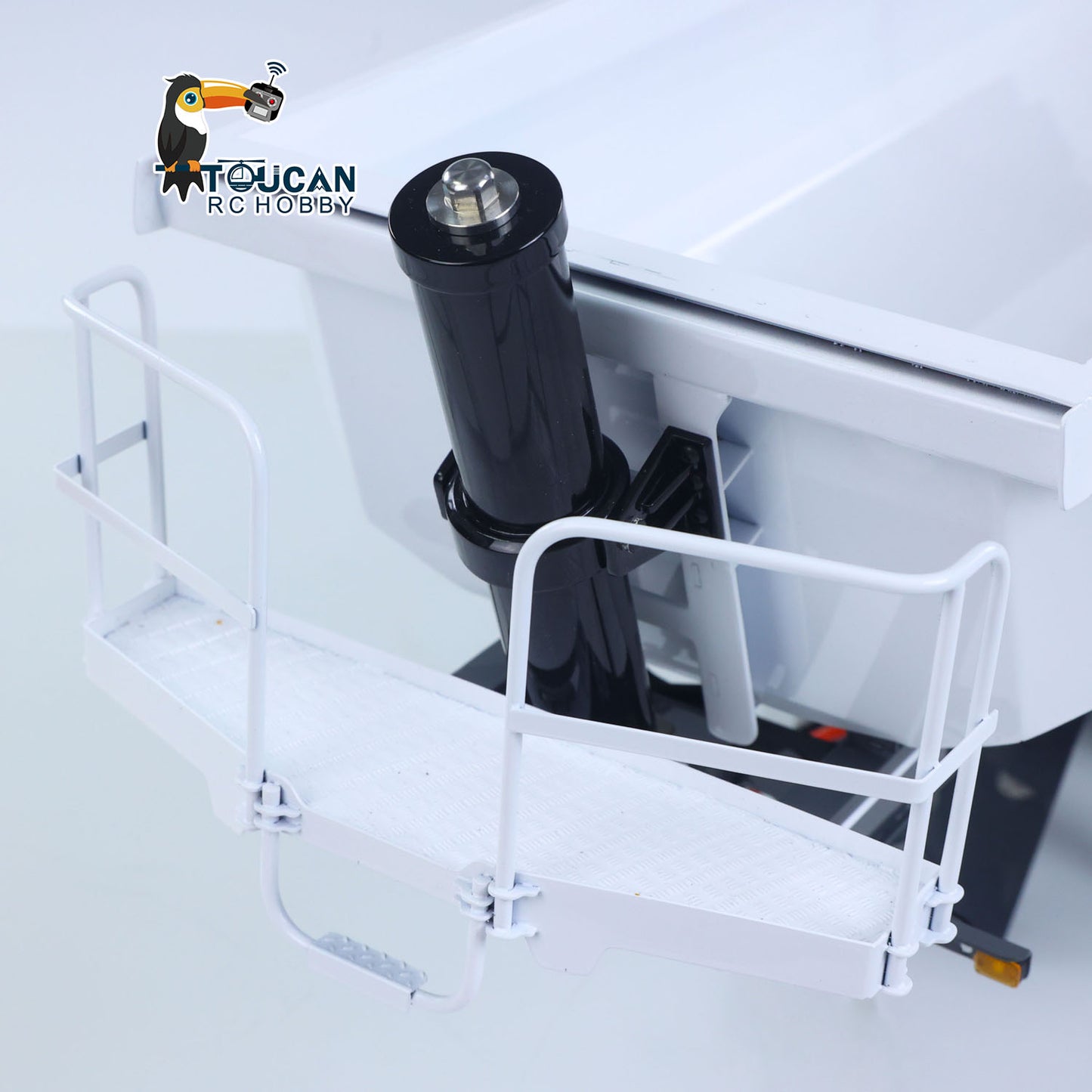 LESU A0069 1/14 Metal RC Trailer with Electric Legs Taillight Clearance Lamp for RC Tractor Truck Construction Vehicle Enthusiast