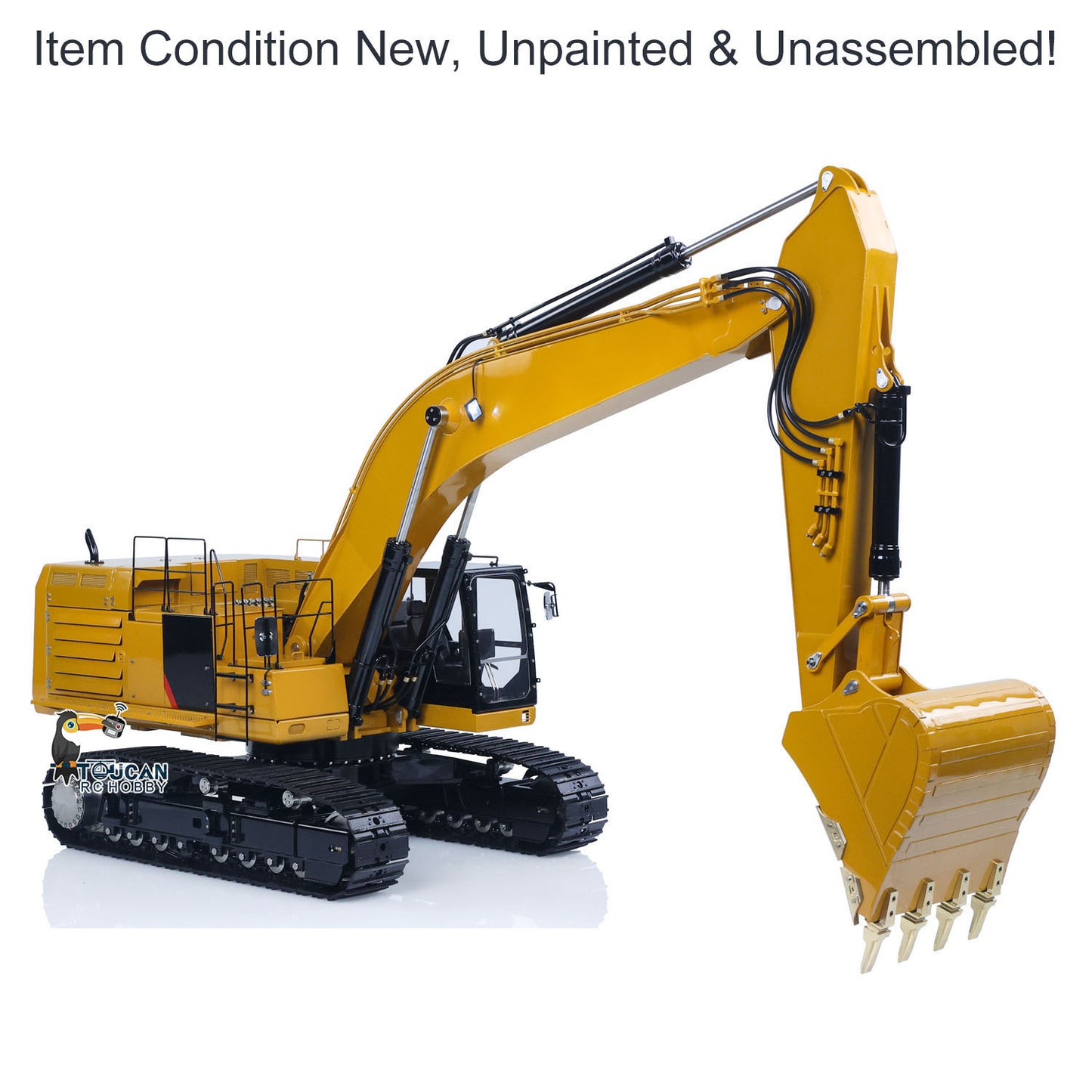 Metal LESU C374F KIT Model 1/14 Hydraulic Remote Control Heavy Excavator RC Digger 6CH Valve LCD Screen Light Pump Hobbywing ESC