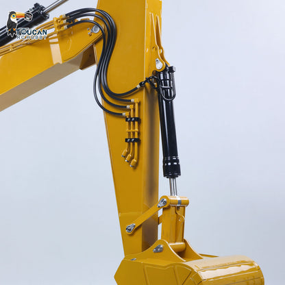 TOUCAN RC HOBBY LESU C374F 1/14 Metal RC Hydraulic Excavator B0001 RTR/PNP/KIT Remote Control Digger with Hobbywing Brushless ESC 6CH Brass Valve Light System