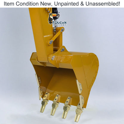 Metal LESU C374F KIT Model 1/14 Hydraulic Remote Control Heavy Excavator RC Digger 6CH Valve LCD Screen Light Pump Hobbywing ESC