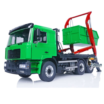 JXM Metal 6X4 RC 1/14 Hydraulic Dump Truck Skip Loader VL18U F2000 Trucks Swing Arm Construction Vehicle PNP
