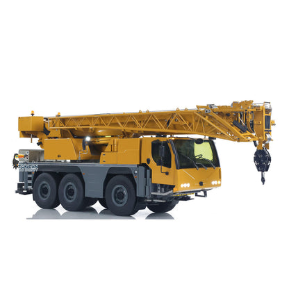 Eyewhale 1/14 All Terrain Remote Control Hydraulic Mobile Crane Truck D1050 Ready to Run FlySky PL18EV Sound Light System