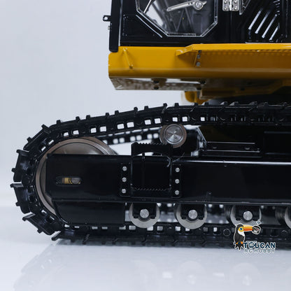 LESU C374F 1/14 Metal RC Hydraulic Excavator B0001 RTR/PNP/KIT Remote Control Digger B0001 with Hobbywing Brushless ESC 6CH Brass Valve Light System