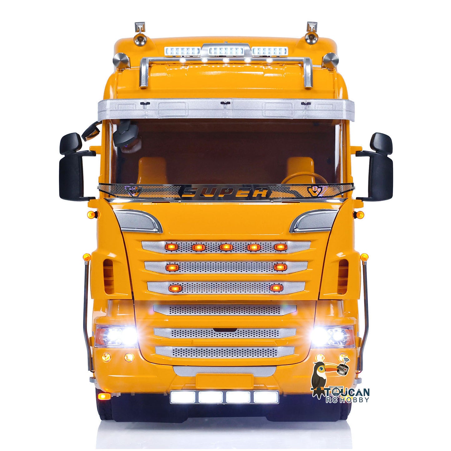 TOUCAN 4X4 Metal Chassis 1/14 RC Tractor Truck DIY Customized for R730 Cars