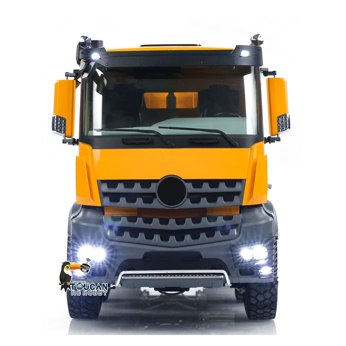 Kabolite K3365/K3366 1/14 Metal RC Roll on off Dumper Truck RTR 8x8 Hydraulic Tipper Vehicle 2-Speed Transmission Light & Sound System FlySky ST8 Controller Square/U-shaped Bucket for Model Collector