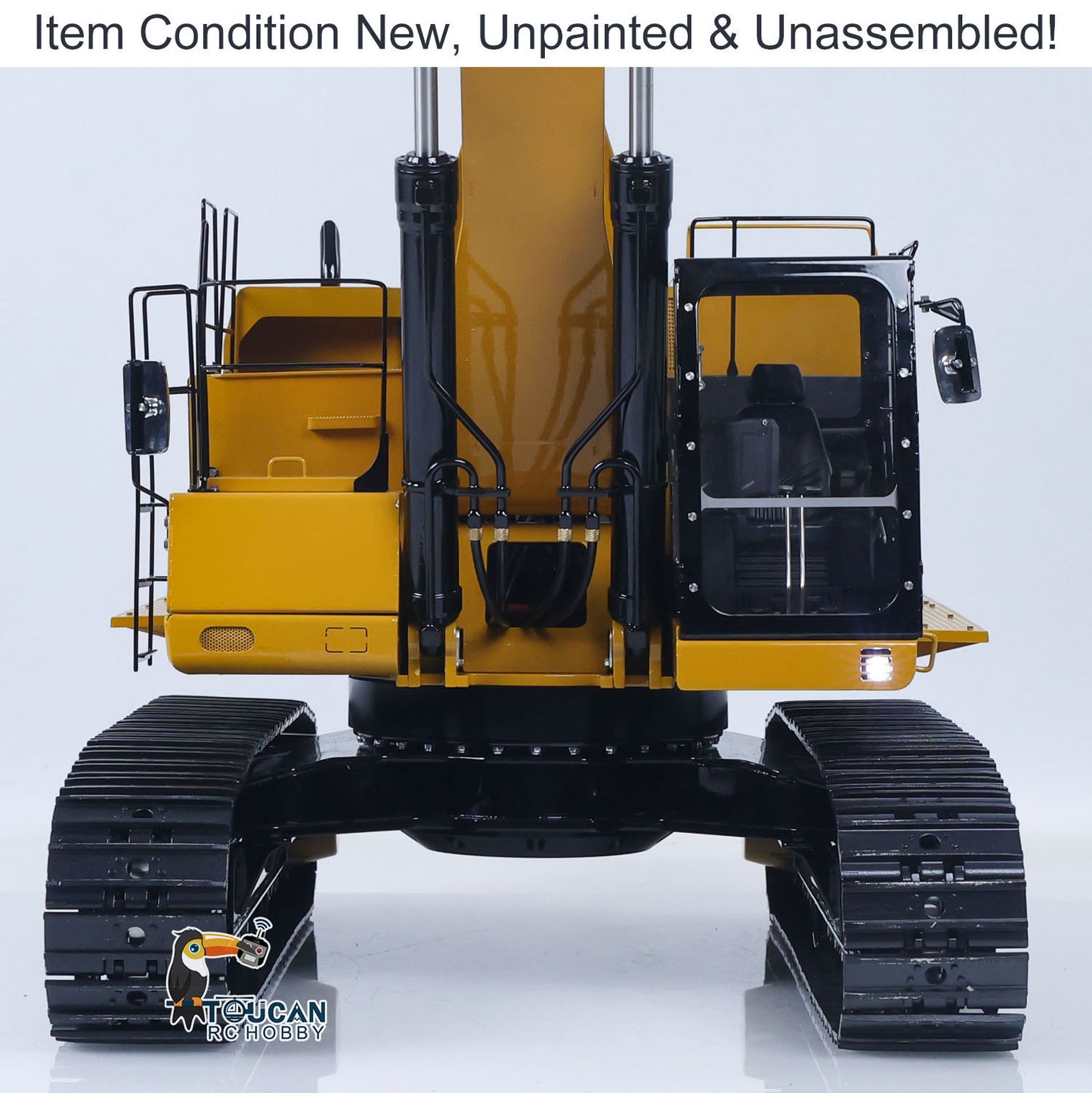 Metal LESU C374F KIT Model 1/14 Hydraulic Remote Control Heavy Excavator RC Digger 6CH Valve LCD Screen Light Pump Hobbywing ESC