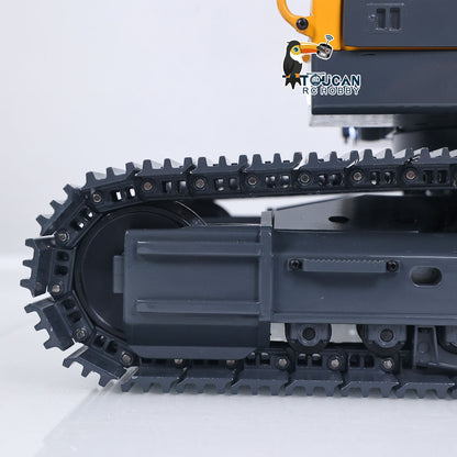 JDM V2 1/14 Metal RC Digger Radio Control 3CH/6CH Hydraulic Excavator Construction Vehicles Sound Light Module FlySky PL18 ESC Servo Motor