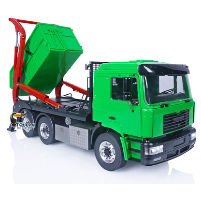 JXMODEL Metal 1/14 6X4 VL18U F2000 RC Hydraulic Dumper Truck Remote Control Skip Loader Assembled Painted Cars PL18EVLite