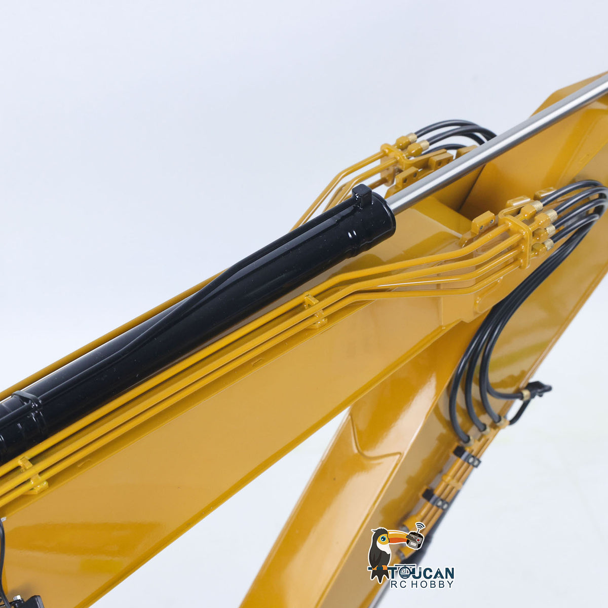 TOUCAN RC HOBBY LESU C374F 1/14 Metal RC Hydraulic Excavator B0001 RTR/PNP/KIT Remote Control Digger with Hobbywing Brushless ESC 6CH Brass Valve Light System