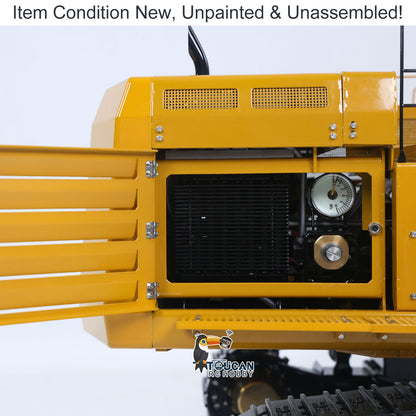 Metal LESU C374F KIT Model 1/14 Hydraulic Remote Control Heavy Excavator RC Digger 6CH Valve LCD Screen Light Pump Hobbywing ESC