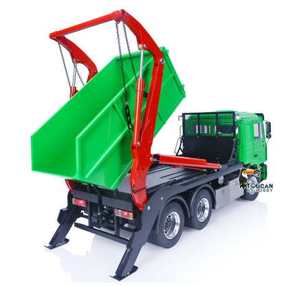 JXM Metal 6X4 RC 1/14 Hydraulic Dump Truck Skip Loader VL18U F2000 Trucks Swing Arm Construction Vehicle PNP