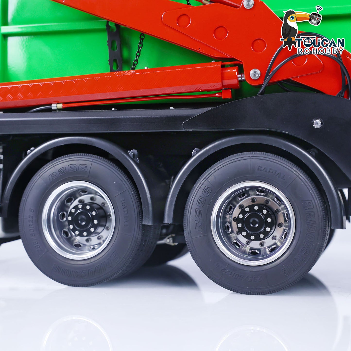 JXM Metal 6X4 RC 1/14 Hydraulic Dump Truck Skip Loader VL18U F2000 Trucks Swing Arm Construction Vehicle PNP