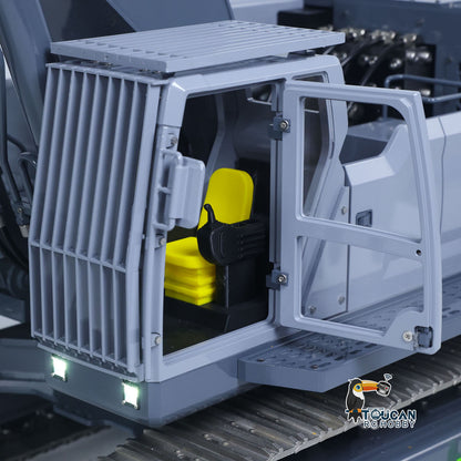 RTR 1/12 Remote Control Hydraulic Excavator 395F Heavy Duty Machine Metal 6CH Valves RC Digger Brushless Motor ESC Quick Coupler