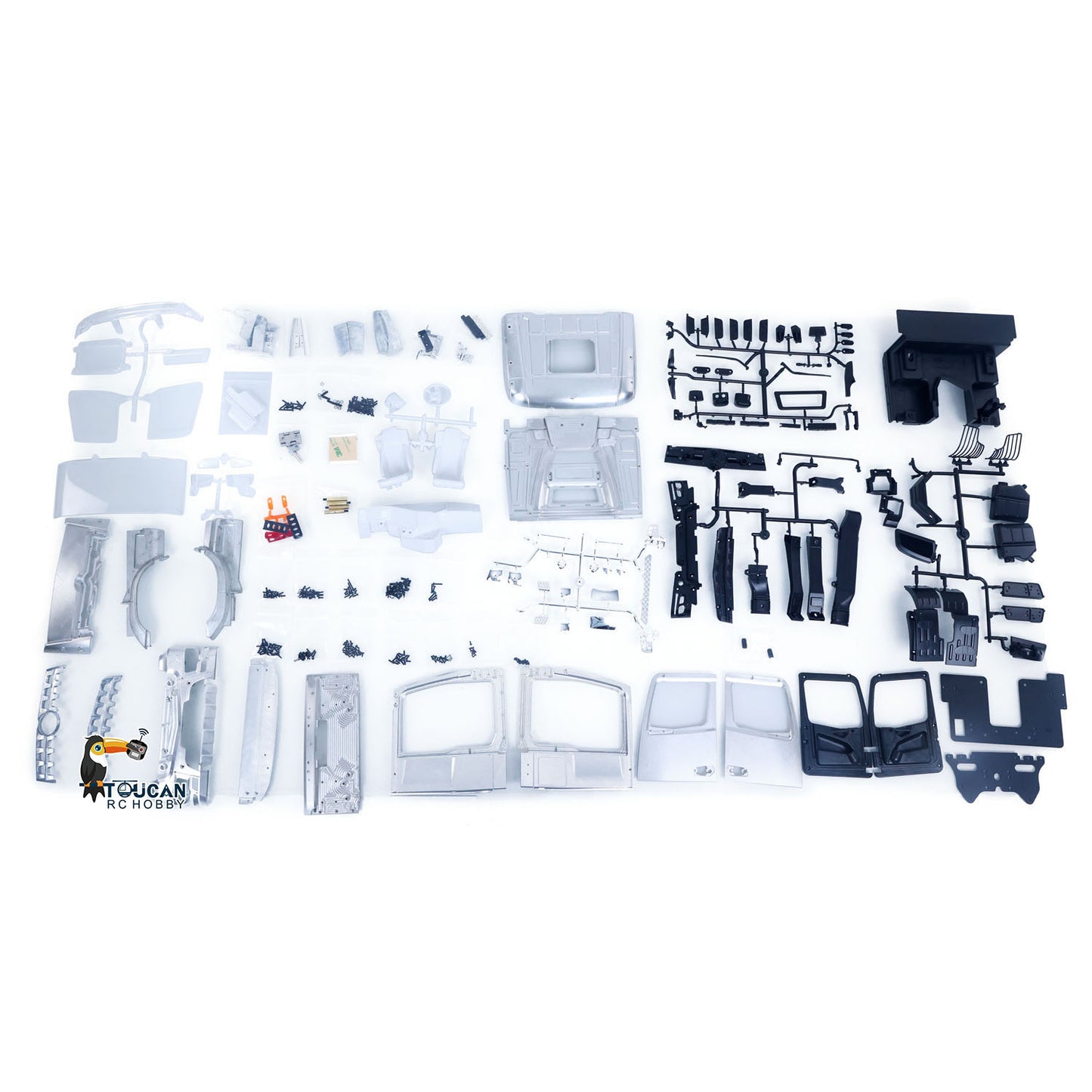 MODO Metal Unassembled Cabin Shell Buckle Light System for 1/14 RC Tractor Truck Lorry Vehicle DIY for Hobby Model Enthusiast
