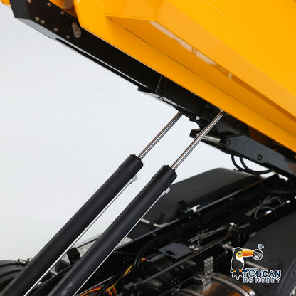 Kabolite K3365/K3366 1/14 Metal RC Roll on off Dumper Truck RTR 8x8 Hydraulic Tipper Vehicle 2-Speed Transmission Light & Sound System FlySky ST8 Controller Square/U-shaped Bucket for Model Collector