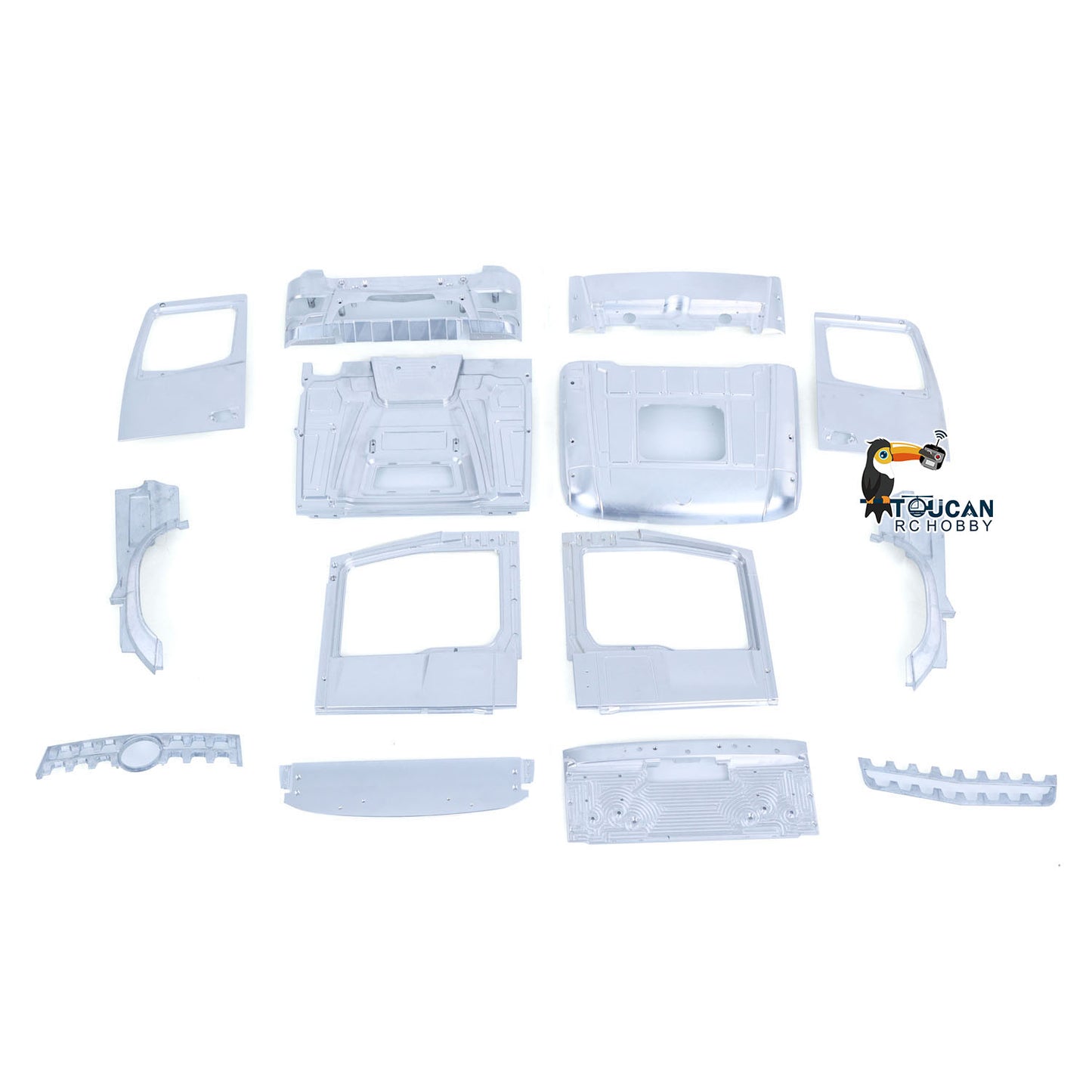 MODO Metal Unassembled Cabin Shell Buckle Light System for 1/14 RC Tractor Truck Lorry Vehicle DIY for Hobby Model Enthusiast
