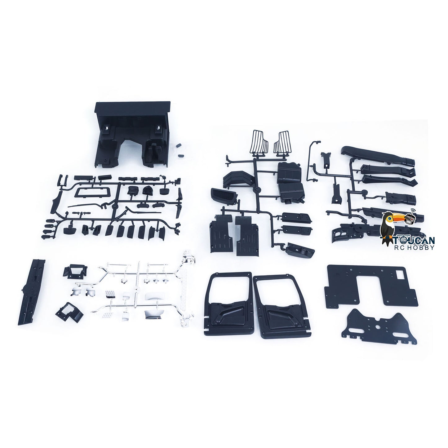MODO Metal Unassembled Cabin Shell Buckle Light System for 1/14 RC Tractor Truck Lorry Vehicle DIY for Hobby Model Enthusiast