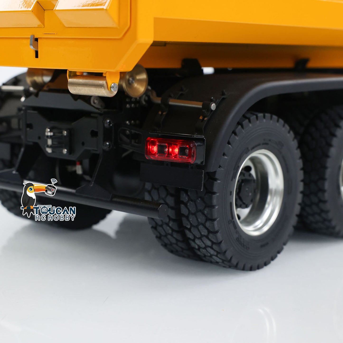 Kabolite K3365/K3366 1/14 Metal RC Roll on off Dumper Truck RTR 8x8 Hydraulic Tipper Vehicle 2-Speed Transmission Light & Sound System FlySky ST8 Controller Square/U-shaped Bucket for Model Collector