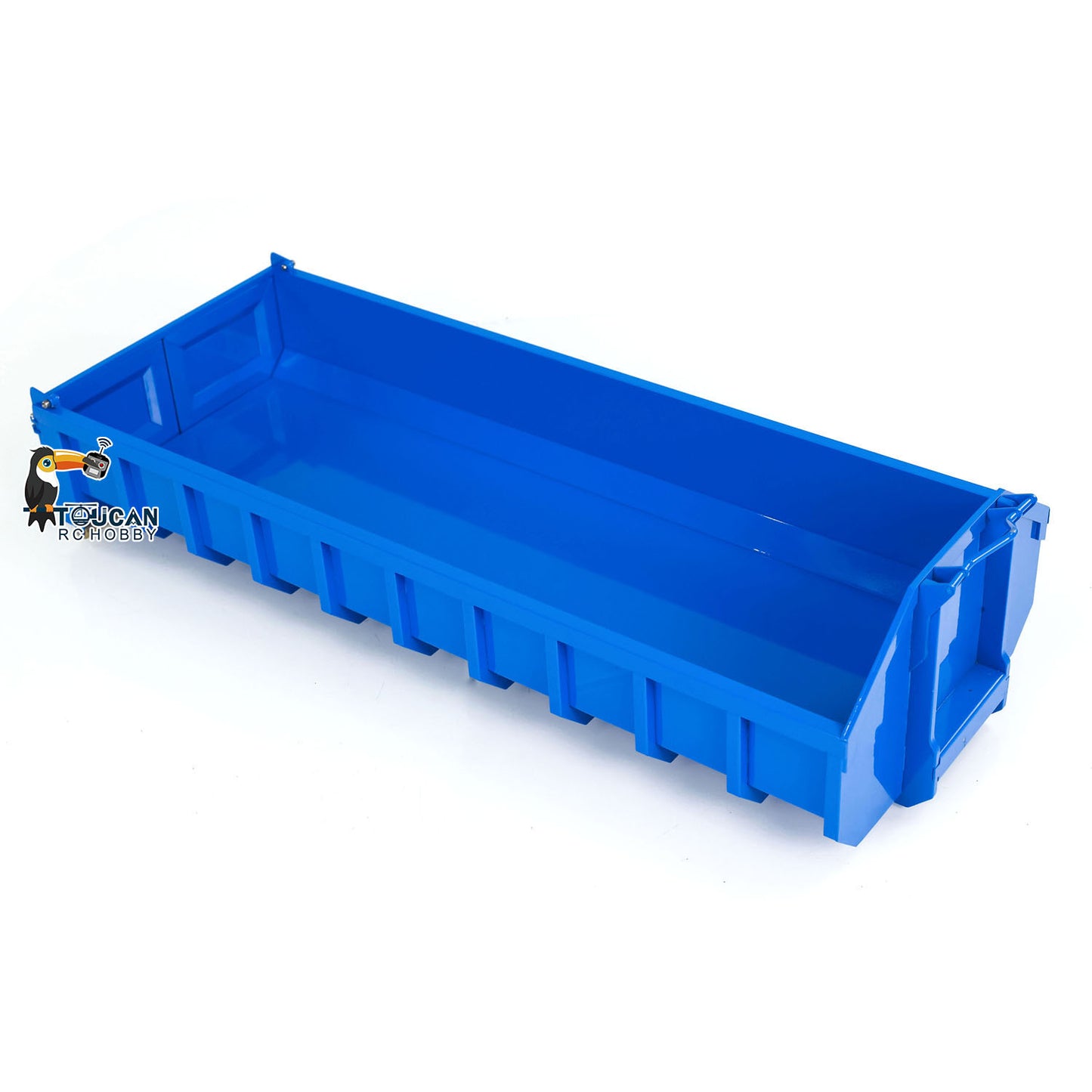 Toucanhobby 1/14 Metal High Bucket Timber Flatbed U Shape Bucket for 8x8 10x10 Hydraulic Roll On/Off Dump Truck Crane Dumper DIY Construction Vehicle