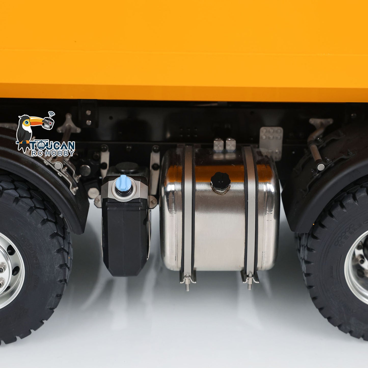 Kabolite K3365/K3366 1/14 Metal RC Roll on off Dumper Truck RTR 8x8 Hydraulic Tipper Vehicle 2-Speed Transmission Light & Sound System FlySky ST8 Controller Square/U-shaped Bucket for Model Collector