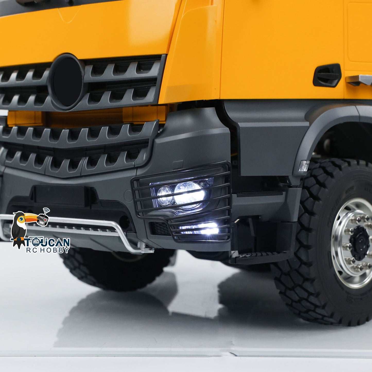 Kabolite K3365/K3366 1/14 Metal RC Roll on off Dumper Truck RTR 8x8 Hydraulic Tipper Vehicle 2-Speed Transmission Light & Sound System FlySky ST8 Controller Square/U-shaped Bucket for Model Collector